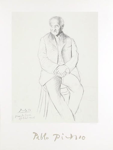 Portrait du Maitre de Ballet de la Scala de Milan Lithograph | Pablo Picasso,{{product.type}}