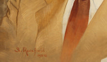 Portrait of a Bald Man in Suit Oil | S. Rosefield,{{product.type}}