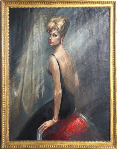 Portrait of a Blonde Beauty Oil | Bernard Locca,{{product.type}}