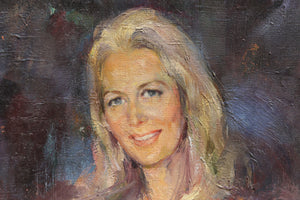 Portrait of a Blonde Woman oil | Sandu Liberman,{{product.type}}