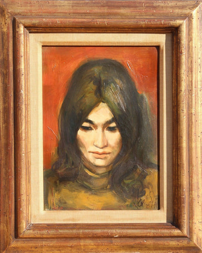 Portrait of a Girl Oil | Jan De Ruth,{{product.type}}