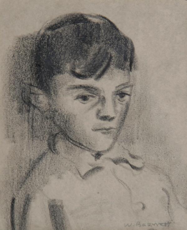 Portrait of a Girl Pencil | William Barnett,{{product.type}}