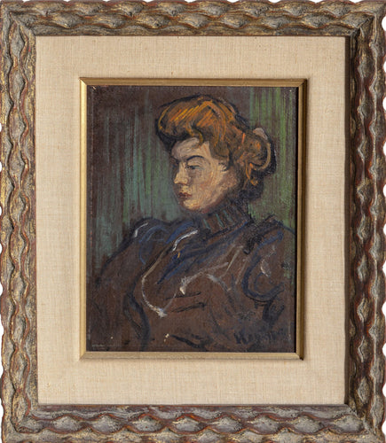 Portrait of a Lady Oil | Unknown Artist,{{product.type}}