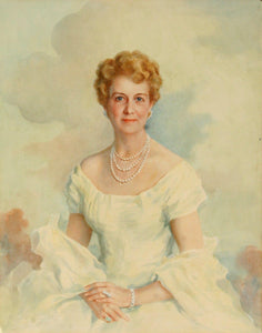 Portrait of a Lady Watercolor | Elizabeth Avinoff Shoumatoff,{{product.type}}