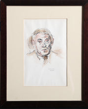 Portrait of a Man (5) Watercolor | Raphael Soyer,{{product.type}}
