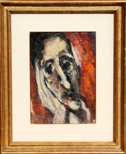 Portrait of a Man Oil | Emmanuel Mane-Katz,{{product.type}}