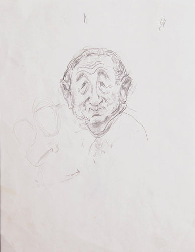 Portrait of a Man Pencil | Marshall Goodman,{{product.type}}