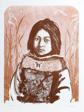 Portrait of a Native American Girl Lithograph | John Sherrill Houser,{{product.type}}