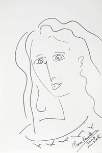 Portrait of a Woman III Ink | Mara Karetsos,{{product.type}}