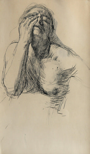 Portrait of a Woman Offset Lithograph | Kathe Kollwitz,{{product.type}}
