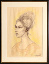Portrait of a Woman Pastel | Raul Anguiano,{{product.type}}