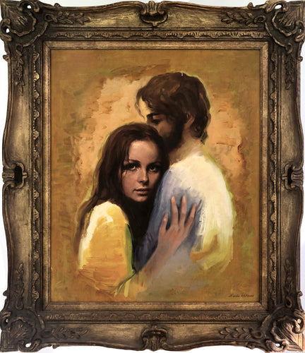 Portrait of a Young Couple Oil | Sandu Liberman,{{product.type}}