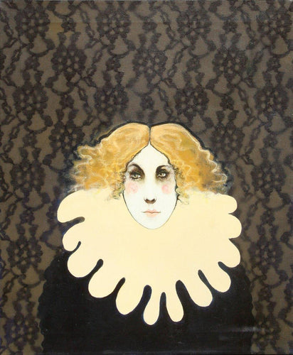 Portrait of a Young Girl Oil | Ramon Santiago,{{product.type}}