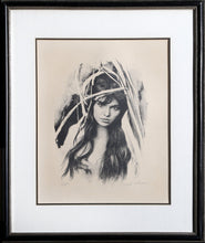 Portrait of a Young Woman Lithograph | Sandu Liberman,{{product.type}}