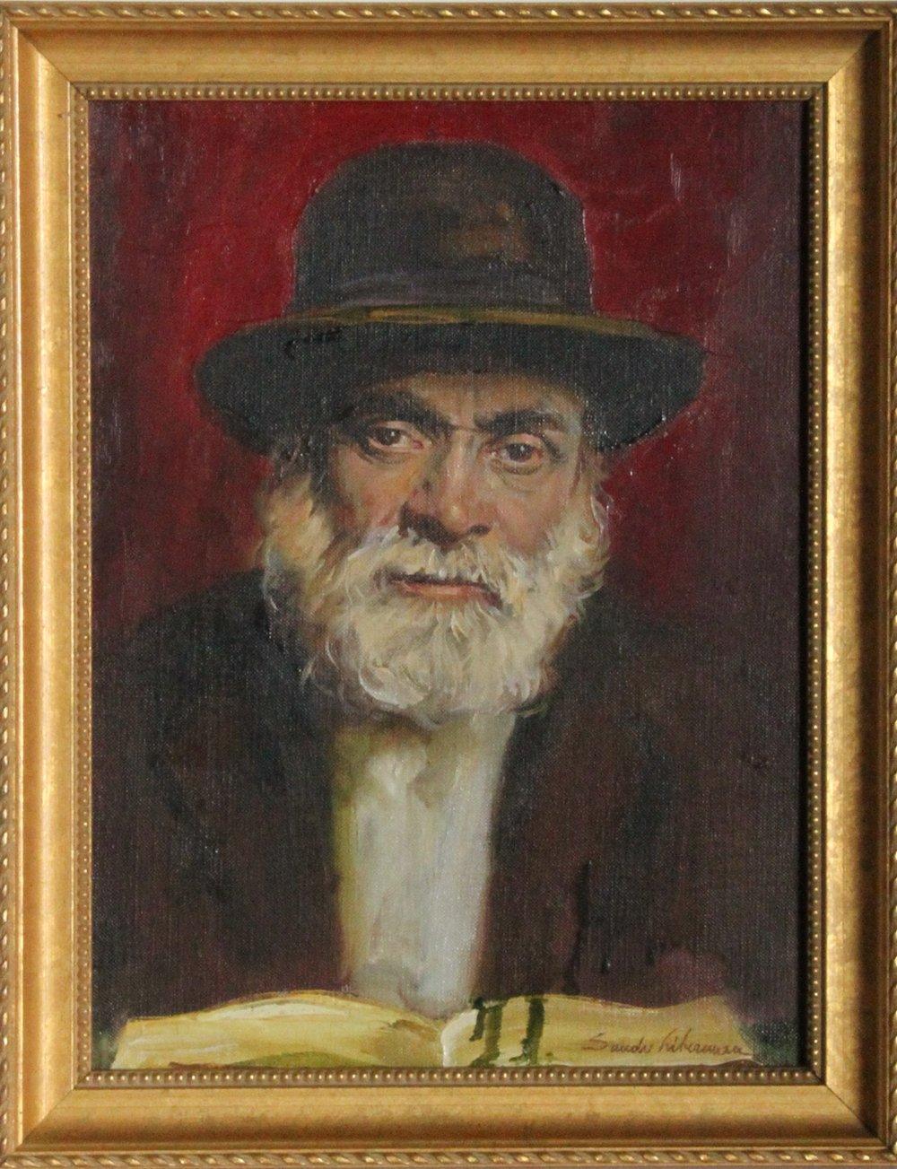Portrait of an Old Man Oil | Sandu Liberman,{{product.type}}