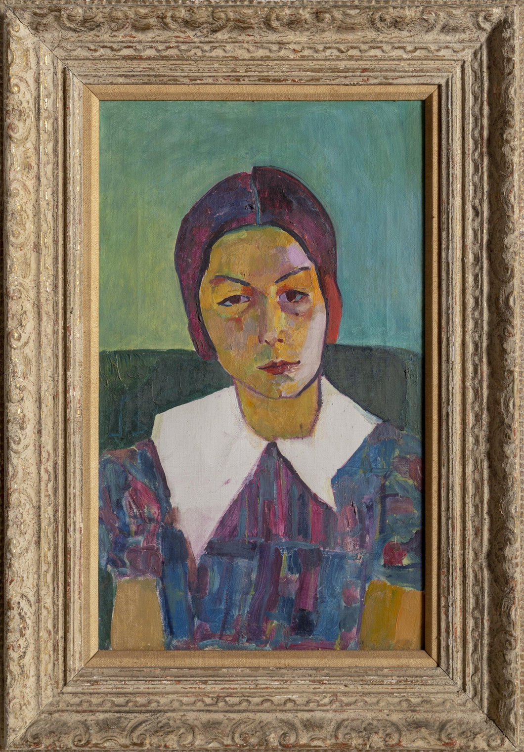 Portrait of Barbara Begg Oil | Joseph Solman,{{product.type}}