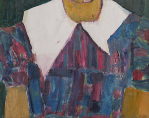 Portrait of Barbara Begg Oil | Joseph Solman,{{product.type}}
