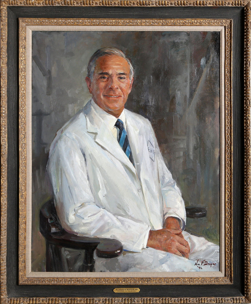 Portrait of Dr. Richard E. Winter Oil | William Franklin Draper,{{product.type}}