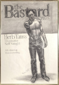 Portrait of Herb Tauss Pencil | Byron Goto,{{product.type}}