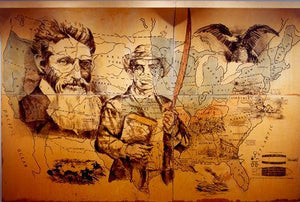 Portrait of John Brown and Nat Turner Oil | Lee Jaffe,{{product.type}}