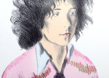 Portrait of Liz, Bohemian Woman, Pink Tunic Lithograph | Raphael Soyer,{{product.type}}
