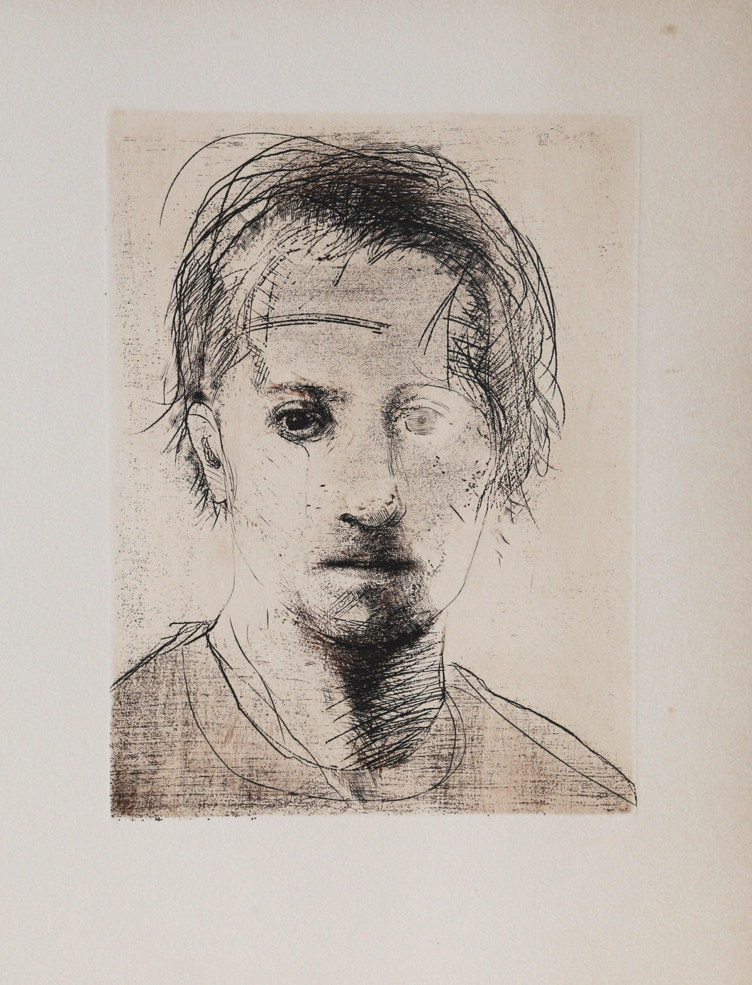 Portrait of Man (4) Etching | Unknown Artist,{{product.type}}
