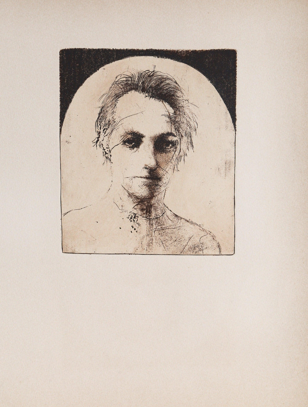 Portrait of Man (7) Etching | Unknown Artist,{{product.type}}