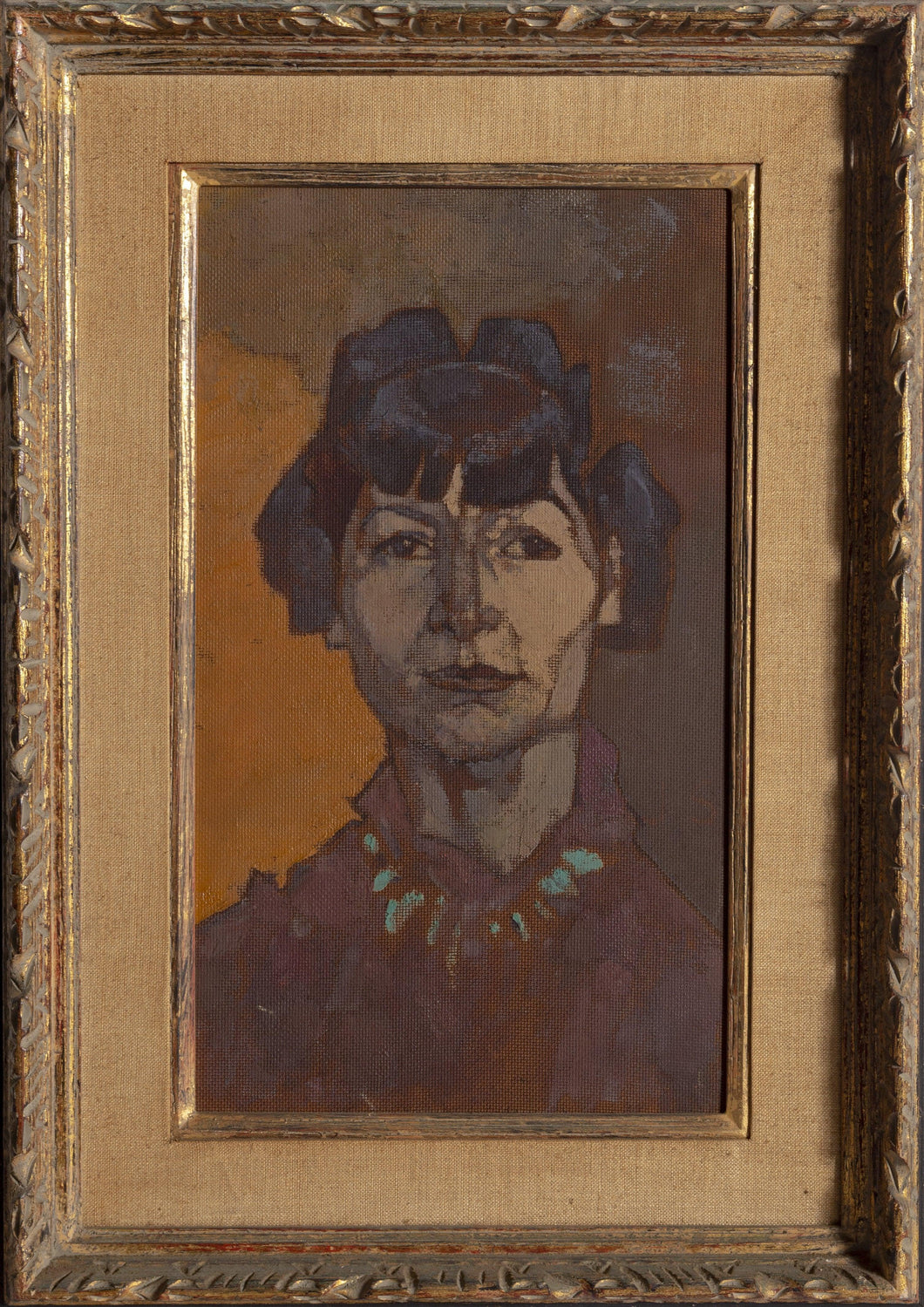 Portrait of Marian Begg Oil | Joseph Solman,{{product.type}}