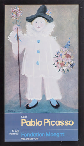 Portrait of Paulo as Pierrot Poster | Pablo Picasso,{{product.type}}
