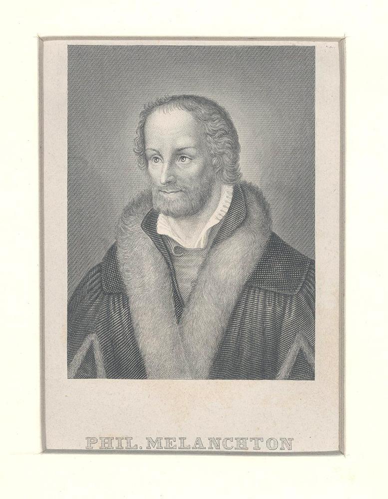 Portrait of Philipp Melanchthon Etching | Unknown Artist,{{product.type}}