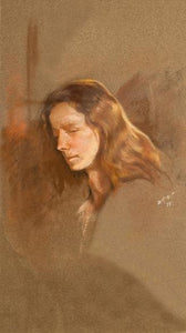Portrait of Woman Pastel | St. Julian Fishburne,{{product.type}}
