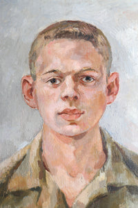 Portrait of Young Man Oil | Stanley Mitruk,{{product.type}}