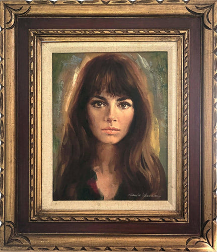 Portrait of Young Woman Oil | Sandu Liberman,{{product.type}}