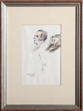 Portrait Study (4) Watercolor | Raphael Soyer,{{product.type}}