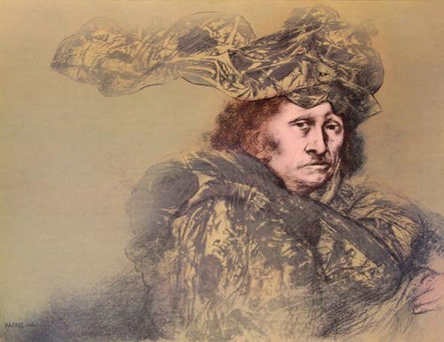 Portrait V from Galeria de Arte Misrachi Portfolio Poster | Rafael Coronel,{{product.type}}