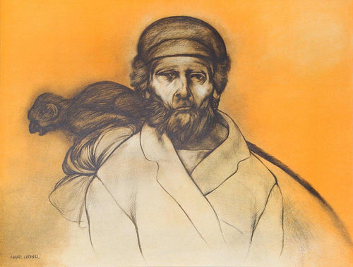 Portrait XI from Galeria de Arte Misrachi Portfolio Poster | Rafael Coronel,{{product.type}}