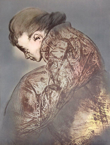 Portrait XX from the Galeria de Arte Misrachi Portfolio Poster | Rafael Coronel,{{product.type}}