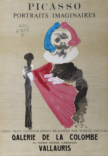 Portraits Imaginaires, 6.4.69 I Poster | Pablo Picasso,{{product.type}}