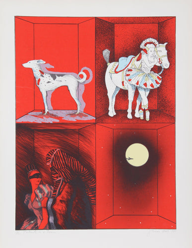 Portraits in a Room Lithograph | Susan Hall,{{product.type}}