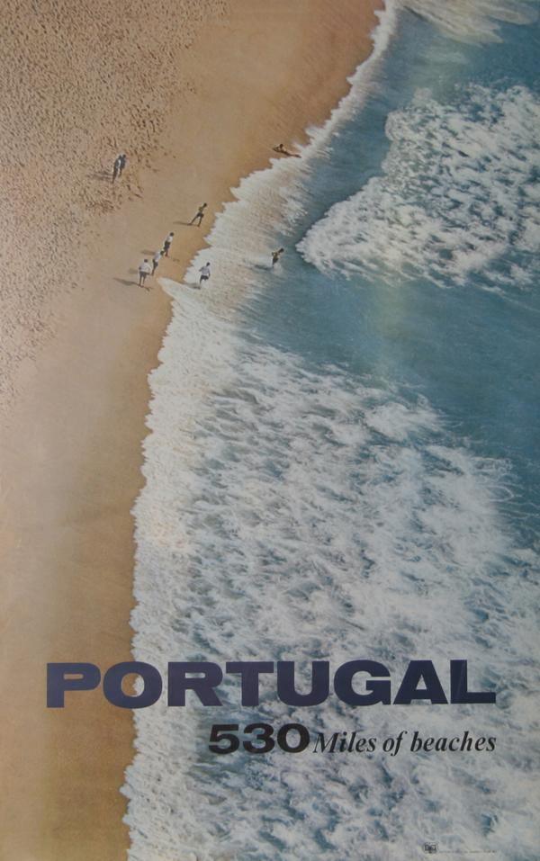 Portugal - 530 Miles of Beaches Poster | Travel Poster,{{product.type}}