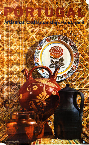 Portugal - Artisanat Craftsmanship Handarbeit Poster | Travel Poster,{{product.type}}