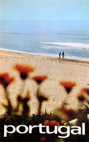 Portugal - Beach Poster | Travel Poster,{{product.type}}