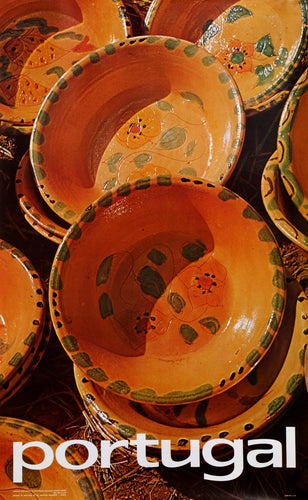 Portugal - Pottery Poster | Travel Poster,{{product.type}}