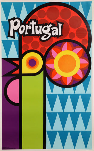 Portugal - Sun Rooster Poster | Travel Poster,{{product.type}}