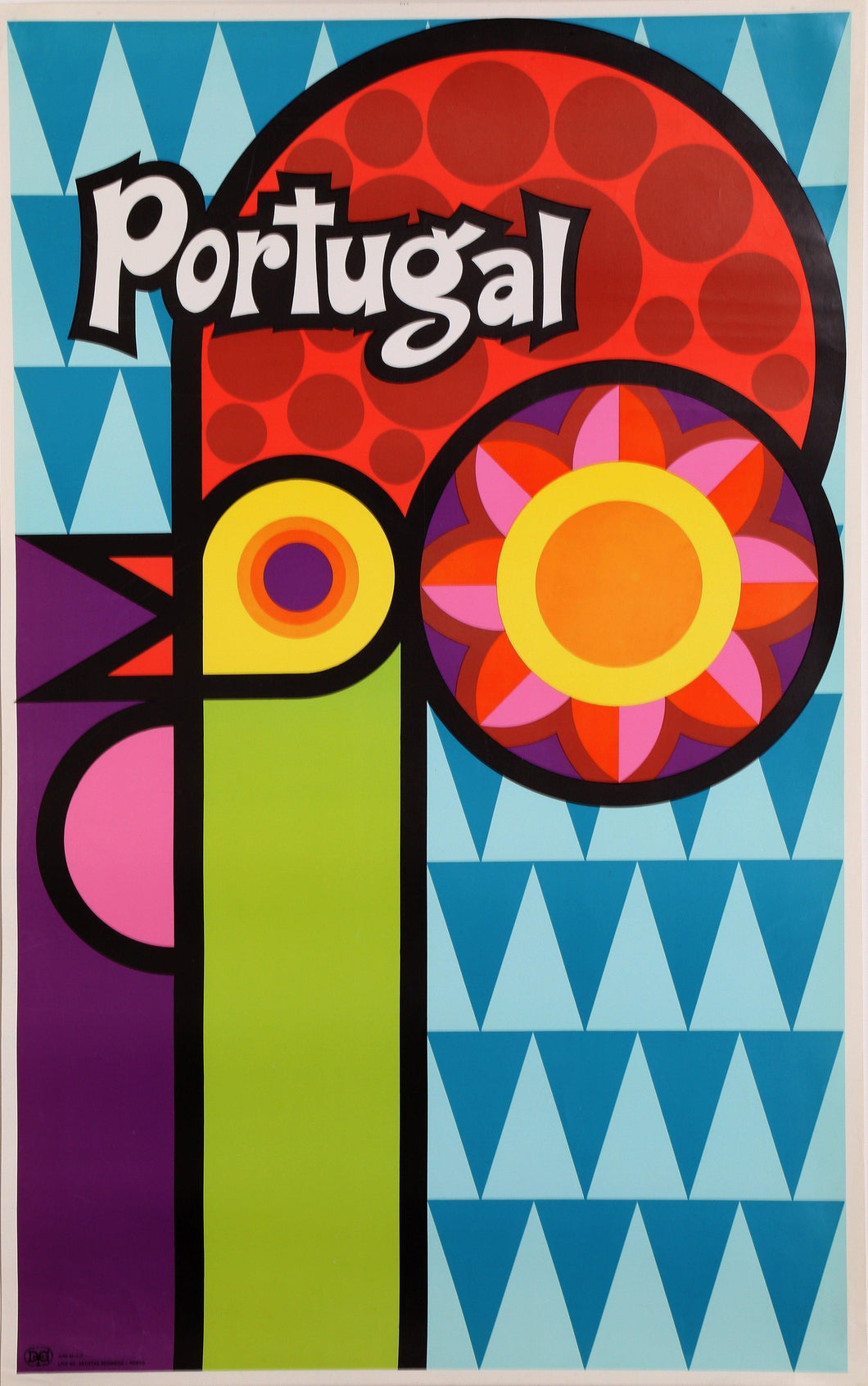 Portugal - Sun Rooster Poster | Travel Poster,{{product.type}}