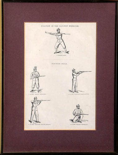 Position in the Bayonet Exercise II Lithograph | William Cooke Stafford, Esq.,{{product.type}}