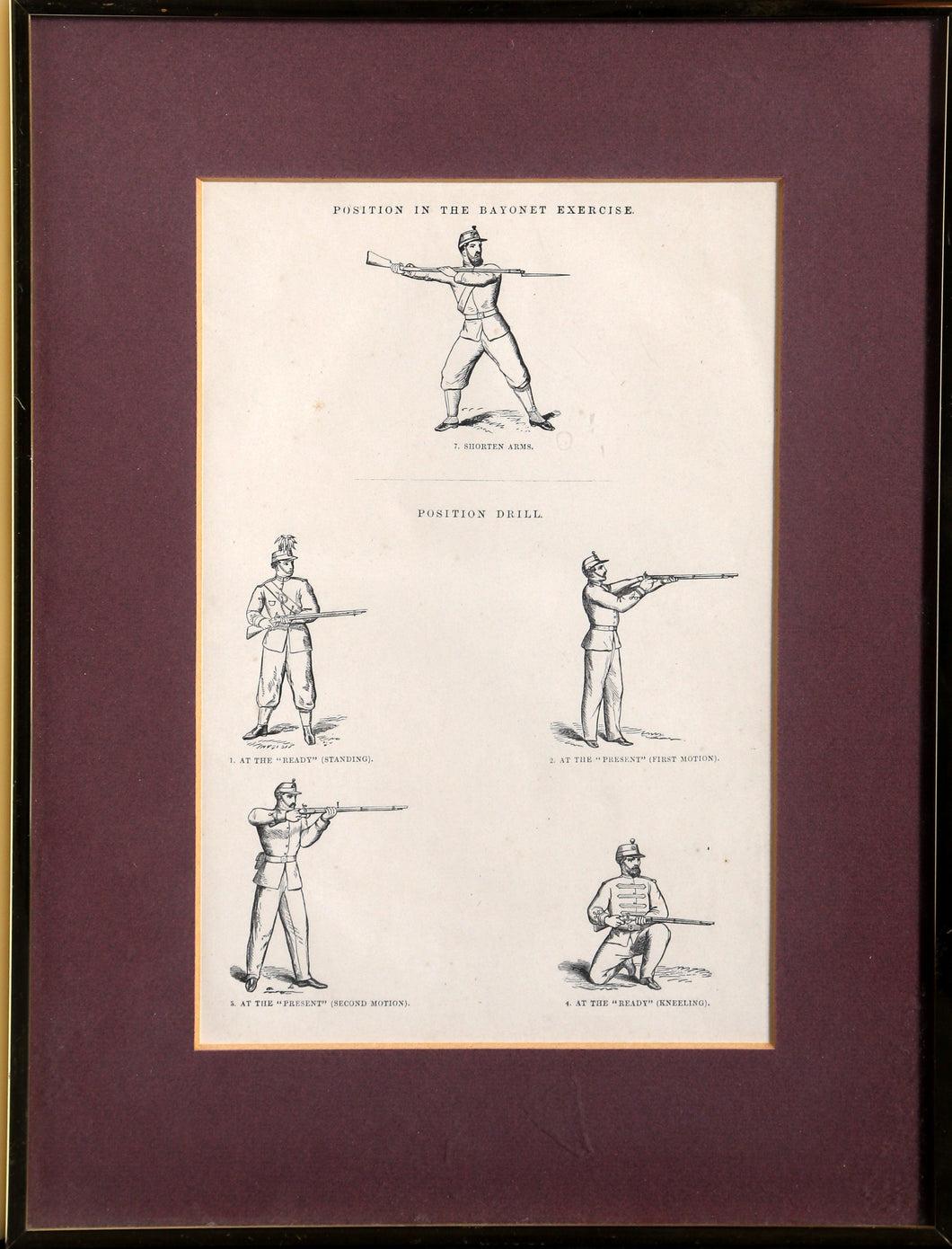 Position in the Bayonet Exercise II Lithograph | William Cooke Stafford, Esq.,{{product.type}}
