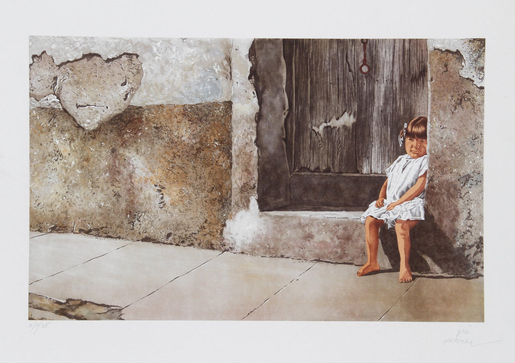 Precious Things Come In Small Packages Lithograph | Vic Herman,{{product.type}}