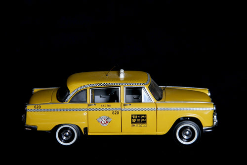 Precision Models: New York City Checker Cab Objects | The Franklin Mint,{{product.type}}