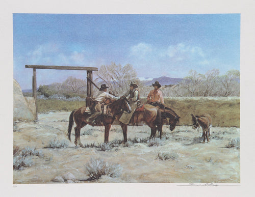 Private Conversation Lithograph | Dan Bodelson,{{product.type}}